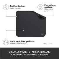 Podloga za miško, LOGITECH Studio, soft, črna