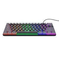 Tipkovnica TRUST GXT 867 Acira, Gaming, TKL, mehanička, USB, US layout, črna