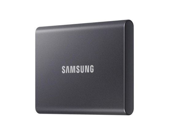 Zunanji SSD 1TB SAMSUNG T7, MU-PC1T0T/WW, 1050 MB/s,USB-C, V-Nand, sivi