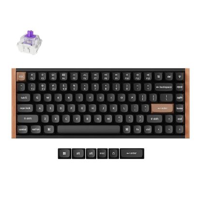 Tipkovnica KEYCHRON K2 HE Special Edition, RGB, Gateron 2.0 magnetic switch, US Layout, brezžična, črna