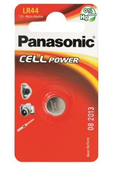 Baterija PANASONIC LR-44EL/1B, mikro alkalna, 1 kos