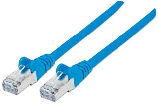 Kabel INTELLINET, patch CAT6, SFTP, modri, 0.5m