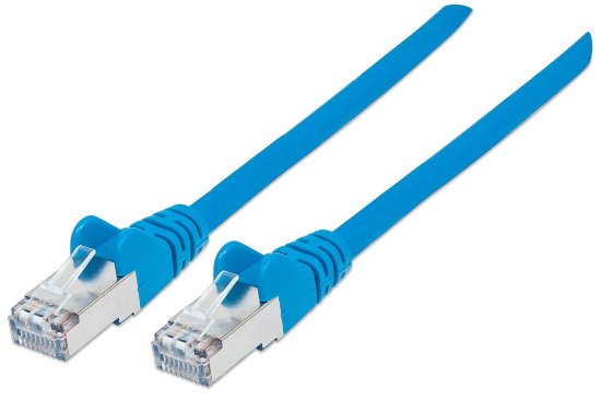 Kabel INTELLINET, patch CAT6, SFTP, modri, 0.5m