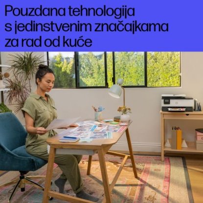 Multifunkcijski Tiskalnik HP OfficeJet Pro 8122e , 405U3B, Tiskalnik/scanner/copy, 4800dpi, WiFi, LAN, USB, beli, Instant Ink