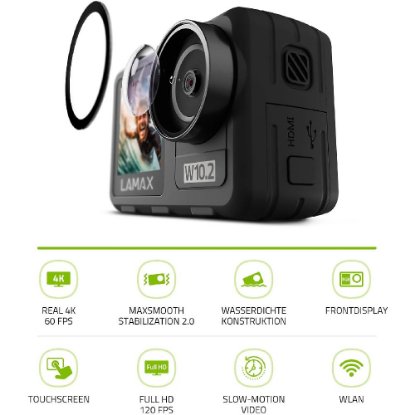 Športna digitalna kamera LAMAX W10.2, 8K, 64MP