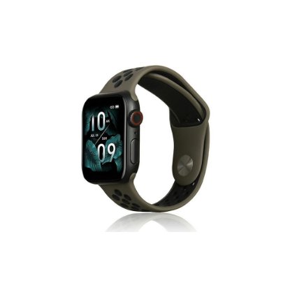 Pašček BELINE Sport Silicone za Apple Watch 38/40/41mm, rjavo-črni