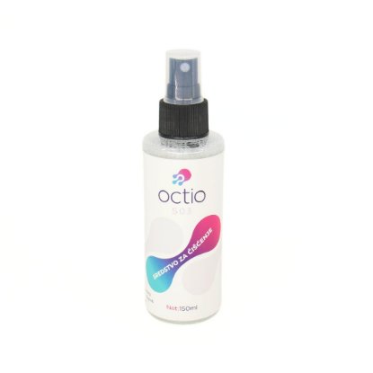 Čistilno sredstvo OCTIO S03, za zaslone, krpica, ščetka, sprej, 150 ml