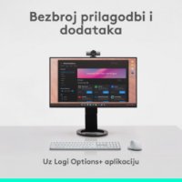 Miška LOGITECH MX Master 4, optična, brezžična, BT, bela