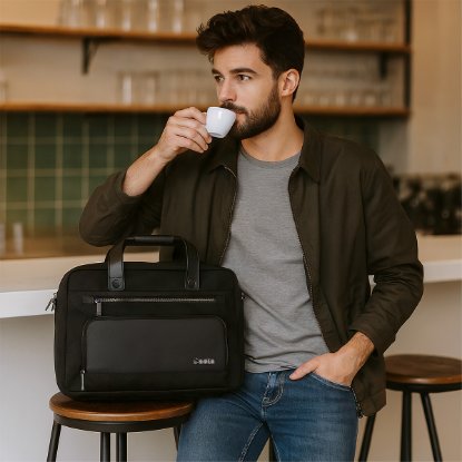 Torba za prenosnik OCTIO Prestige 15,6" črna