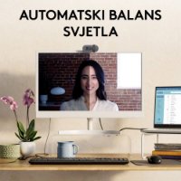 Web kamera LOGITECH Brio 100, črna