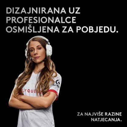 Tipkovnica LOGITECH Pro X 60 LIGHTSPEED, mehanička, brezžična RGB bela