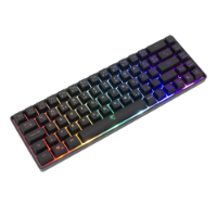 Tipkovnica WHITE SHARK GK-2201 Ronin, RGB, membranska, SLO/HR/US layout, črna, USB