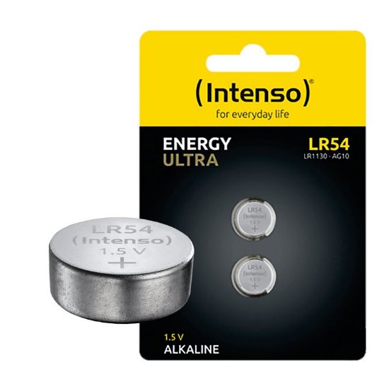 Baterije INTENSO LR54, alkalne, 1.5 V, 45 mAh, 2 kosa