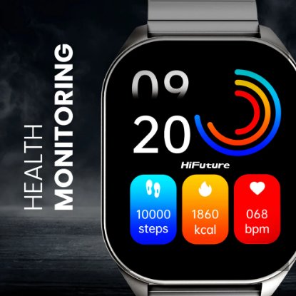 Pametna ura HIFUTURE Apex, Pametna obvestila, srebrni