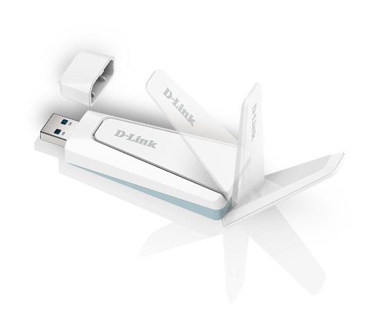 Omrežna kartica adapter D-LINK AX18U, AX1800 Wi-Fi 6 USB 3.0 Adapter, Dual Band, za brezičnu mrežu