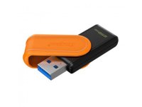 USB 3.2 pomnilniški ključek FLASH DRIVE, 256 GB, KINGSTON DataTraveler Exodia S DTXS/256GB, črno/oranžen