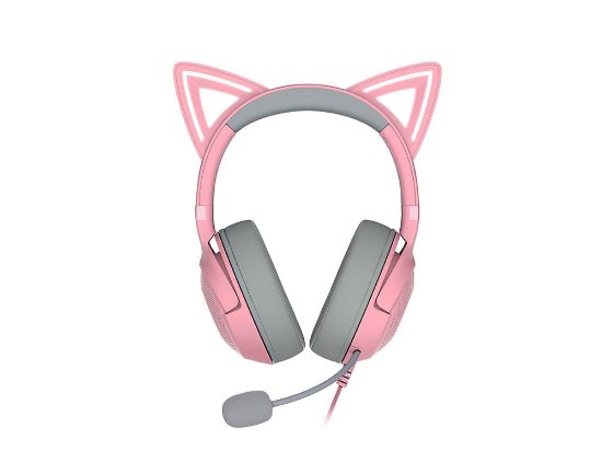 slušalke RAZER Kraken Kitty V2 Quartz, USB, roze