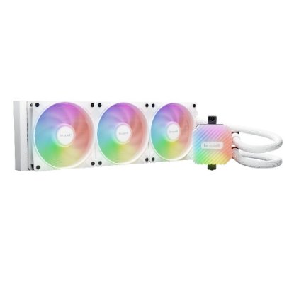 Vodeno hlajenje BE QUIET Light Loop 360mm, ARGB, CPU hlajenje, za Intel in AMD, belo