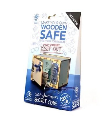 STEM set SATZUMA, sestavi svoj lesen sef