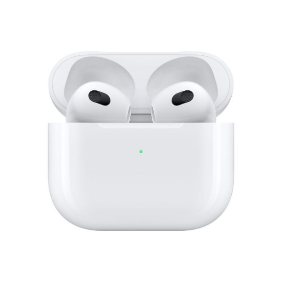 slušalke APPLE Airpods 3, kutijica za punjenje, in-ear, mikrofon, bele