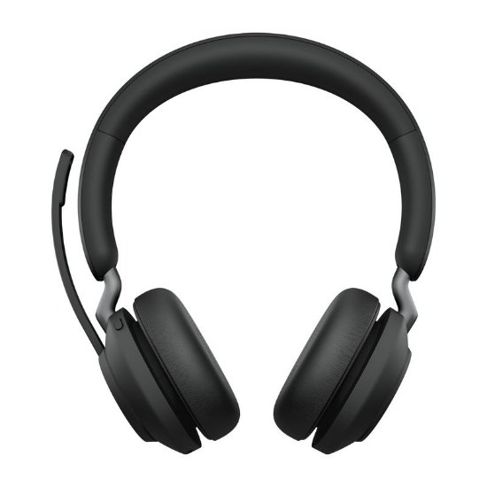 Slušalke JABRA Evolve2 65 MS, Link380a, on-ear, Stereo, USB, BT, stalak, črne