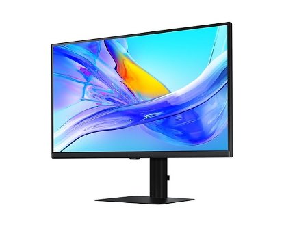 Premium monitor 27" SAMSUNG ViewFinity S8 LS27D800UAUXEN, 4K UHD, IPS, 60Hz, 5ms, 350cd/m2, pivot, črn