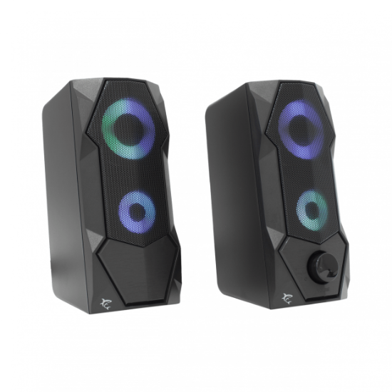 Zvočniki WHITE SHARK GSP-634 Flow, RGB osvetlitev, črni