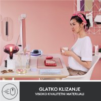 Podloga za miško, LOGITECH Desk Mat Studio, soft, roza