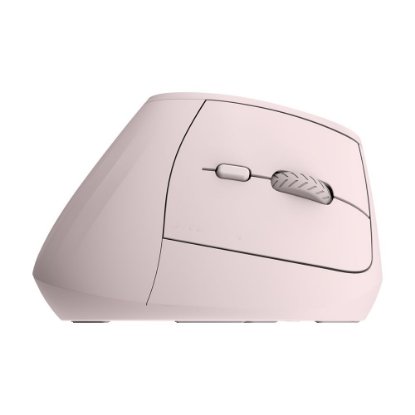 MiškaOCTIO Ergo V100WBT, optična, brezžična, BT, 4000 dpi, roza