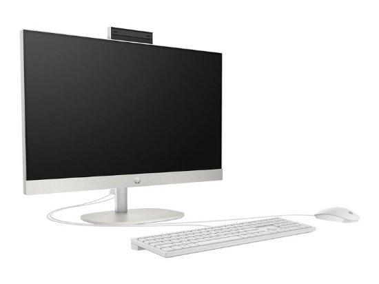 Računalnik AiO HP  24-cr0052ny / 24" FHD IPS, Core i5 1335U, 8GB, 512GB SSD, Intel HD Graphics, WiFi, tipkovnica, miš, brez OS, belo