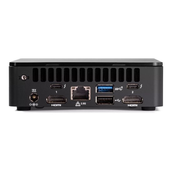 Računalnik ASUS NUC 12 Pro Kit NUC12WSKi3 / Core i3 1220P, 2xSO DIMM DDR4, Intel Iris Xe Graphics, 4xUSB, M.2 22x80 NVMe, 22x42 SATA, 2,5Gb LAN, 2xHDMI, 2xThunderbolt 4 (USB-C+DP), EU kabel