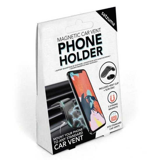 Nosilec za pametni telefon SATZUMA Magnetic Car Vent, magnetski