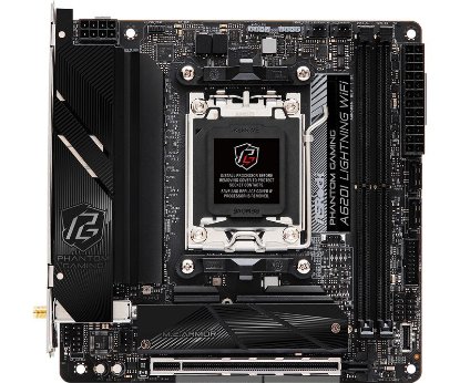 Matična plošča ASROCK A620I Lightning WiFi, AMD A620, DDR5, miniITX, s. AM5