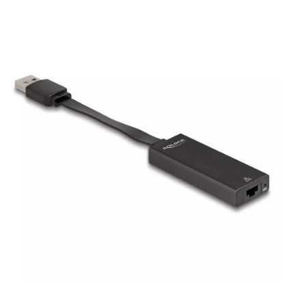 Omrežni adapter DELOCK, USB 3.0 na G-LAN, slim, črni