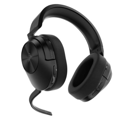 slušalke CORSAIR HS55 Wireless, brezžične, mikrofon, črne