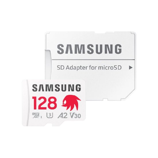 Pomnilniška kartica SAMSUNG, Micro SDXC Sonic the Hedgehog Pro Plus, 128GB, class 10 UHS-I, 180MB/s