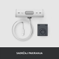Web kamera LOGITECH Brio 500, bela