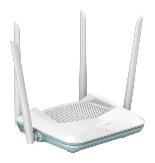 Router D-LINK R15 Eagle Pro Smart AX1500, 1x WAN, 3x Gigabit LAN, 4 antene, brezžični, beli
