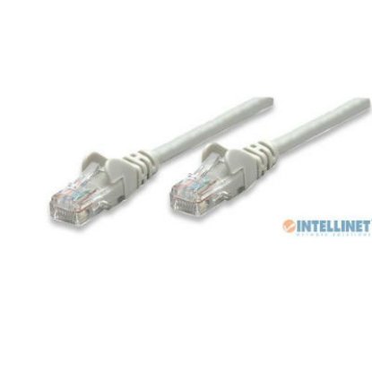 Kabel INTELLINET, patch CAT6, U/UTP, sivi, 0.5m