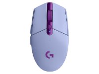Miška LOGITECH Gaming G305 Lightspeed, bežični, optički, 12000dpi, lilac, USB