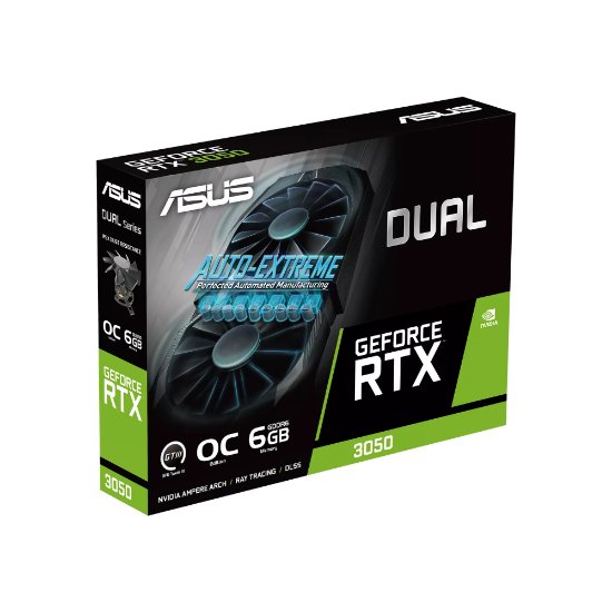 Grafična kartica ASUS GeForce RTX 3050 Dual OC, 6GB GDDR6