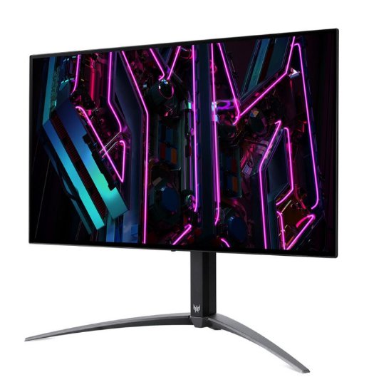 Gaming monitor 26.5" ACER Predator X27 Ubmiipruzx UM.GXXEE.001, QHD, OLED, 240Hz, 1ms, 1000cd/m2, G-Sync, pivot, zvočnici, črni