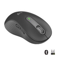 Miška LOGITECH M650 L, za levičarje, brezžična, optična, 4000dpi, USB, BT, črna