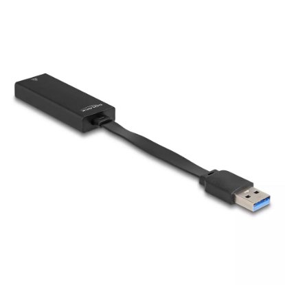 Omrežni adapter DELOCK, USB 3.0 na G-LAN, slim, črni