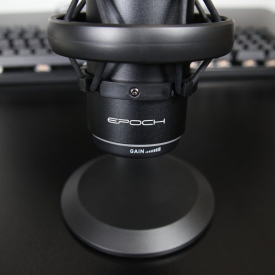 Mikrofon EPOCH Phobos, RGB, namizni, USB, črni