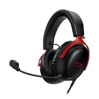 slušalke HyperX Cloud III Gaming, DTS, črno-rdeče