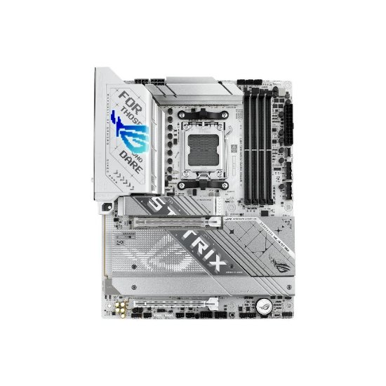 Matična plošća ASUS ROG Strix X870-A Gaming WiFi, AMD X870, DDR5, WiFi, ATX, s. AM5, bela