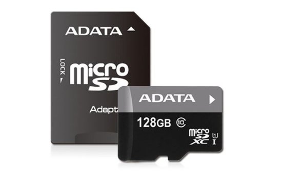 Pomnilniška kartica ADATA, micro SDXC, 128 GB, AUSDX128GUICL10A1-RA1, class 10 + adapter