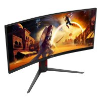 Gaming monitor 34" AOC CU34G4, UWQHD, VA, 180Hz, 1ms, 300cd/m2, FreeSync, ukrivljen, črn