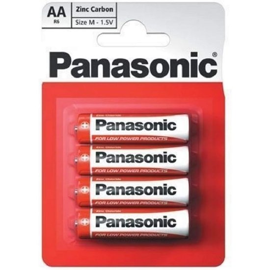 Baterije PANASONIC R6RZ/4BP, tip AA, Zinc Carbon, 4 kosi